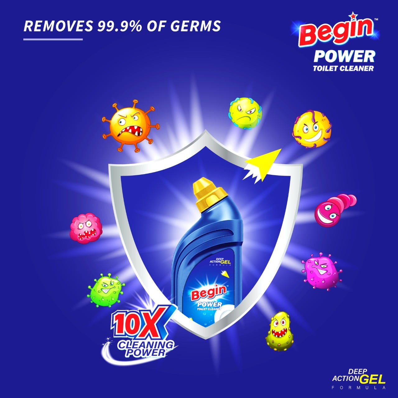 BEGIN POWER TOILET CLEANER - 750ml